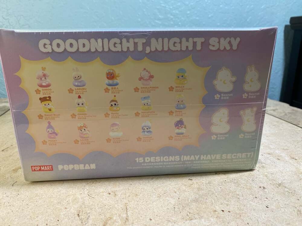 POP MART POP BEAN Goodnight, Night Sky Series Full Case (30 pack sealed case ) - Picture 2 of 3
